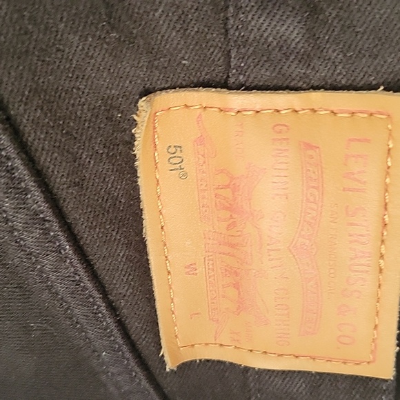 Levi's 501 Original Fit Black Sprout 25x28 - Picture 3 of 11